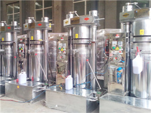hydraulic oil press for making cold pressed oil (sesame, almond...) 
